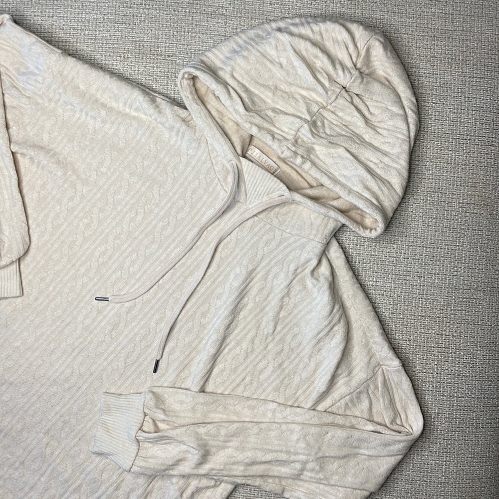Cream P.J. Salvage Hoodie and Sweatpants Set - Picture 3 of 8